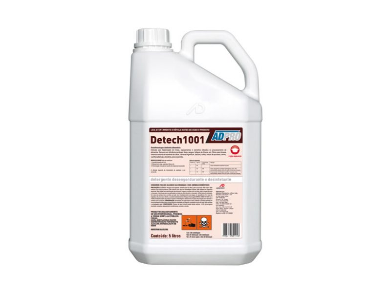 Detech 1001 – Detergente, Desengordurante e Desinfetante