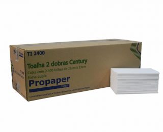 Papel Toalha Interfolha 2Dobras Century TI2400 – Propaper