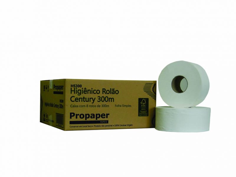 Papel Higiênico Rolo Century HS300 – Propaper