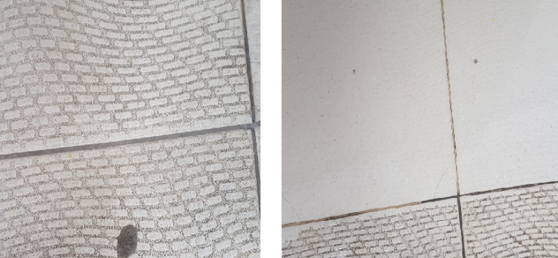Antes e depois: limpeza de superfície em escolas